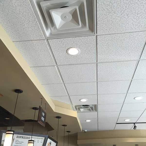 Recessed ceiling lighting grid by Elite Electric