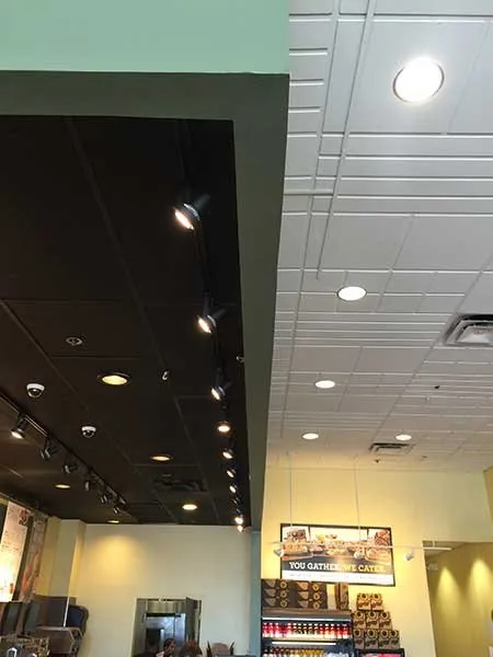 Retail track and recessed lighting by Elite Electric