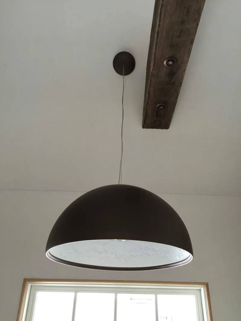 Bronze pendant and beam downlights by Elite Electric